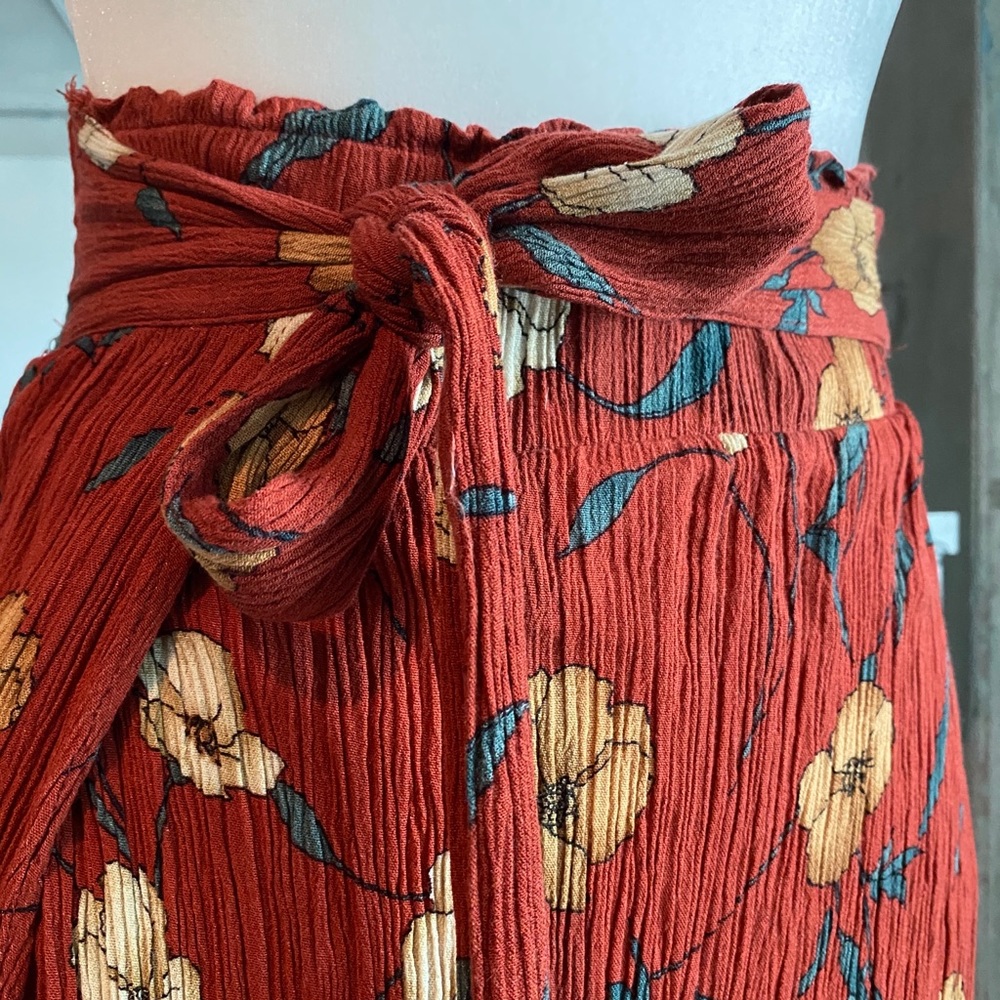 Floral Split open Skirt